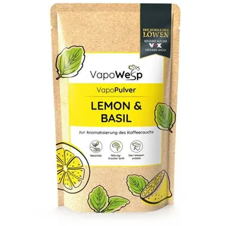VapoWesp Pulver, LEMON & BASIL, wohlduftende Kräutermischung, 100g