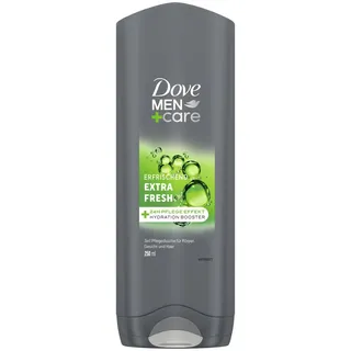 Dove Men+Care 3-in-1 Duschgel Extra Fresh Duschbad für Körper, Gesicht und Haar mit 24 Stunden Pflege Effekt 250 ml