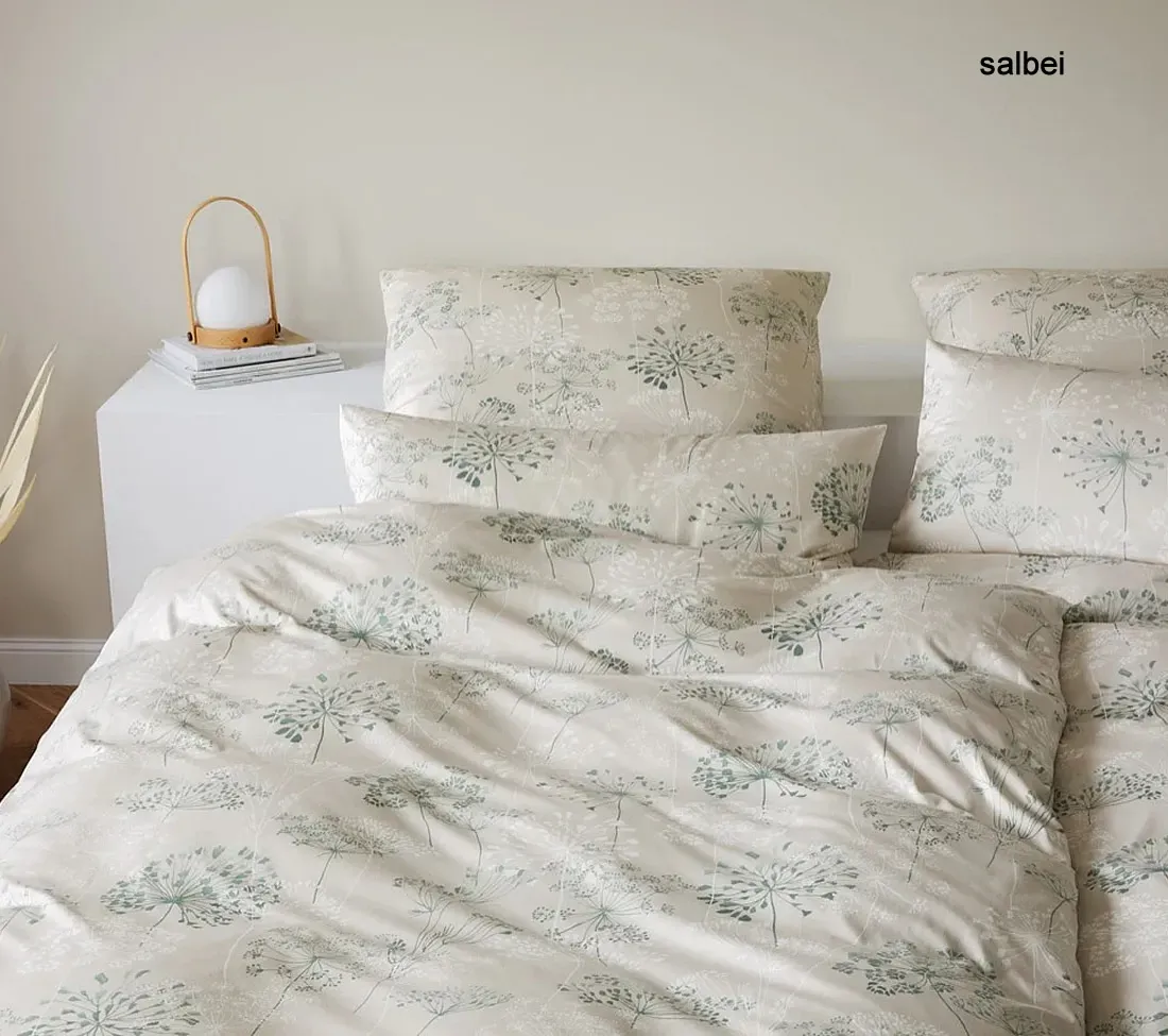 Elegante Interlock-Jersey Bettwäsche Meadow