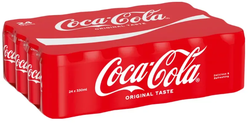 Coca-Cola Dosen 24x0,33L ohne Pfand