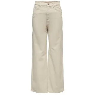 Only Damen Cordhose ONLHOPE GLOBAL EX Relaxed Fit - Beige 34 36 38 40 42 Cotton, Größe:40W / 32L, Farbe:Oatmeal 15263179