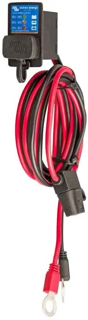 Victron Batteriewächter zum Einbau mit Adapter für Blue Smart IP65 Ladegeräte M8...