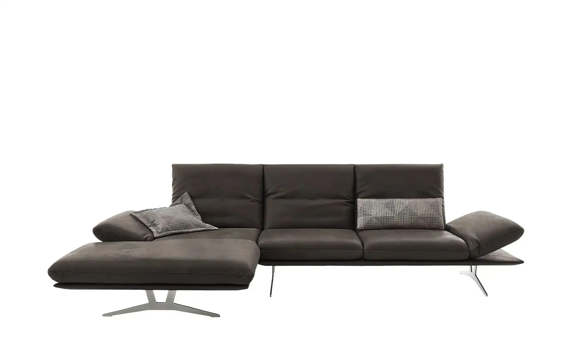 KOINOR Ecksofa Echtleder Francis ¦ braun ¦ Maße (cm): B: 314 H: 93 T: 159.0