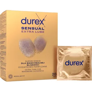 DUREX Sensual Extra Lube Kondome 20 St.