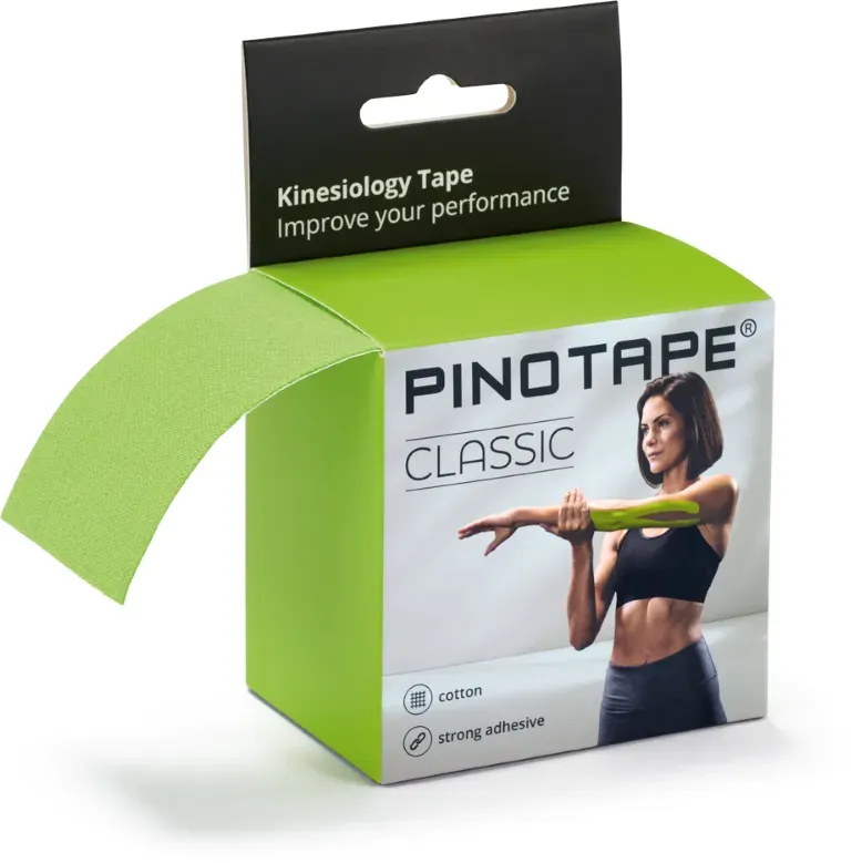 Pinotape Classic Kinesiologie Tape Grün Lime 5 cm x 5 m