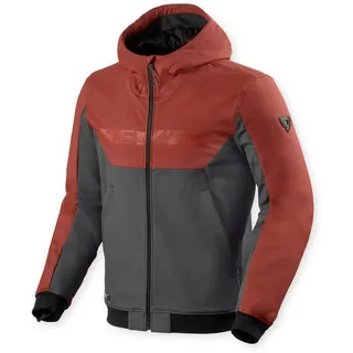 RevIt! Revit Parabolica 2 Textiljacke - Rot/Grau / M