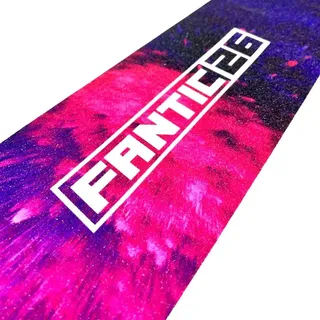 Fantic26 Stunt-Scooter Griptape 58,5cm x 15,5cm Classic Kreidebombe Pink/Lila - Schwarz