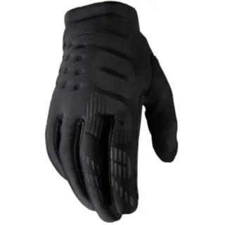 100% Brisker Offroad-handschuhe - Black - S
