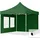 3 x 3 m inkl. 2 Seitenteile dunkelgrün 59038