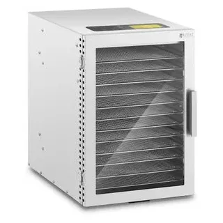 Royal-Catering Dörrautomat RCDA-500/45S, 800 Watt, 12 Etagen, für Fleisch und Obst, Dörrfläche 29x29cm