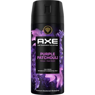 Axe Fine Fragrance Collection Premium Bodyspray Purple Patchouli Deo ohne Aluminium VPE (6X150ml Packung)