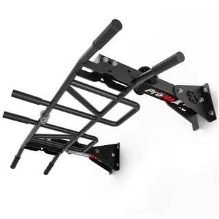 Hoffman Klimmzugstange zur Wand- oder Deckenmontage schwarz|grau|rot 6