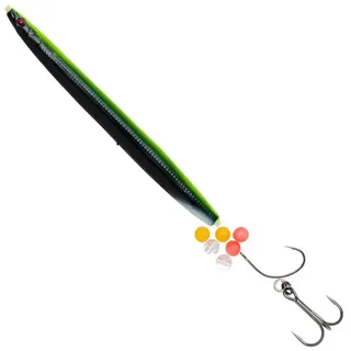 Savage Gear 3D Soft Line Thru Sandeel Meerforellenköder 12,5 cm Farbe Black Yellow