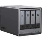 UGREEN DXP4800 NAS (Diskless) 2,5 Zoll Anzahl Festplattenschächte: 4 Grau}
