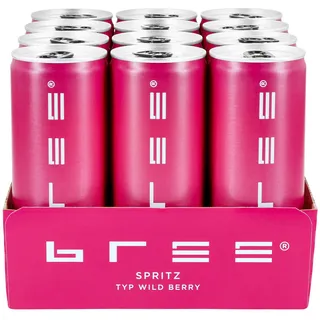 BREE Spritz Wild Berry 10,5 % vol 0,25 Liter Dose, 12er Pack