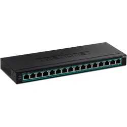 Trendnet TPE TG160H (16 Ports), Netzwerk Switch, Schwarz