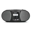 Bluetooth DAB+, FM Radio Tragbar  DigitRadio 1990 (Schwarz, Grau) 
