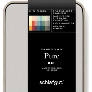 Baumwolle 180 x 200 - 200 x 220 cm grey light