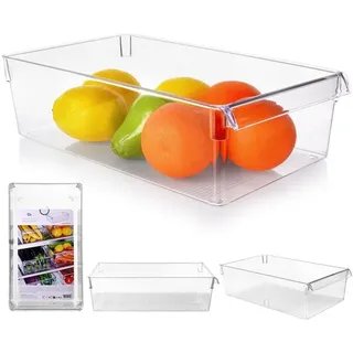Excellent Houseware Kühlschrank-Organizer 36x20,5x10 cm transparent