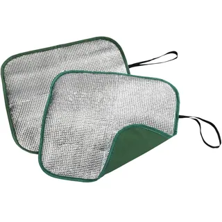 Maximex Thermositzkissen 2er Set, isolierende Thermo-Sitzkissen für unterwegs, perfekter Begleiter für Unterwegs, schützt vor Feuchtigkeit & Kälte, auf Taschenformat zusammenfaltbar, je 35 x 35 cm