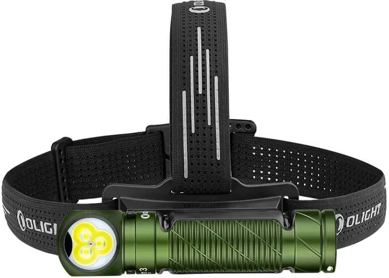 Olight Perun 3 Stirnlampe dunkelgrün