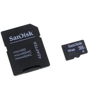 Speicherkarte SanDisk microSD 16GB f. Samsung GT-S6810P / S6810P
