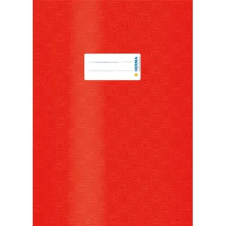 Herma Heftumschlag mit Baststruktur rot A4