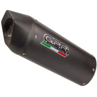 GPR EXHAUST SYSTEMS Homologierte auspuff mit verbindungsrohr Gpr Furore Evo4 Nero Kompatibel mit Triumph Tiger Sport 1050 2016/20 e4
