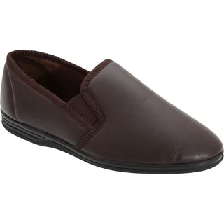 Zedzzz Herren Ivor Hausschuhe / Pantoffeln DF844 (46 EUR) (Braun) - Braun - 46