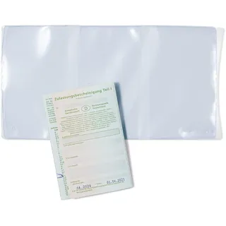 Herma 1337 Ausweishülle PP transp 71 x 111 mm Kfz-Scheine EU-Führerscheine, Plastik Kartenhüllen Schutzhüllen Set, durchsichtig