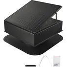 VEVOR Solarbetriebener Ventilator, 35 W intelligenter Solar-Dachventilator mit Thermostat, 67960 L/min Luftstrom, eingebauter bürstenloser Gleichstrommotor zur Kühlung & Entfeuchtung