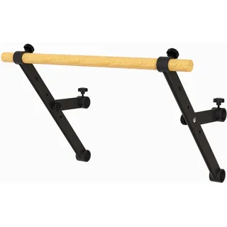 JK FITNESS Schwedische multifunktionale Sprossenwand aus Holz und Stahl | Stange für Klimmzüge und Dip-Buchsen | Leiter für Gymnastik, schwedische Leiter, Schulterstütze Fitnessstudio oder Zuhause |