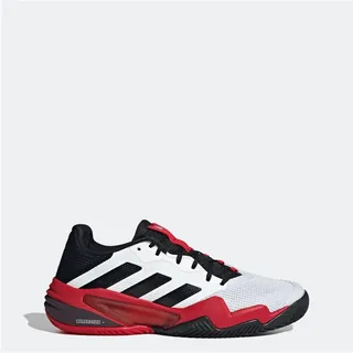 Adidas Barricade 13 Clay Herren weiß, - Cloud White / Core Black / Lucid Red - EU 42 2/3