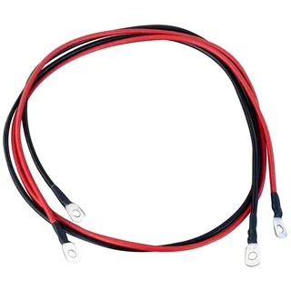 Ective H07V-K Batteriekabelsatz 10mm2 rot/schwarz M8/M8 1 Meter
