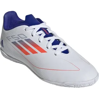 Adidas F50 Club Kids IN Cloud White / Solar Red / Lucid Blue 34