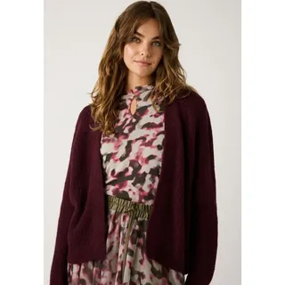 More & More weicher Rippstrickcardigan in ruby orchid | Gr.: 34
