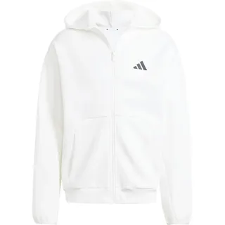 Adidas Future Icons Small Logo Reißverschlusspullover - White L