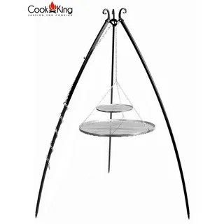 200 cm inkl. Doppelrost Ø 70 + 40 cm Edelstahl