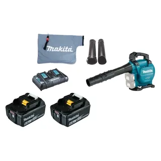 DUB363PGV inkl. 2 x 6,0 Ah + DC18RD