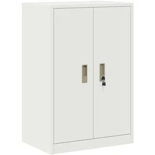 vidaXL Aufbewahrungsschrank Weiß 60 x 40 x 90 cm Stahl