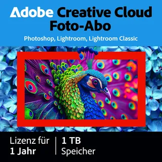 Adobe Foto-Abo | 1 Benutzer - 1 Jahr | 1 TB Cloud-Speicher