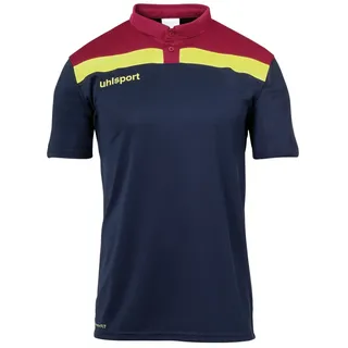 uhlsport Offense 23 Poloshirt marine/bordeaux/fluo gelb 152