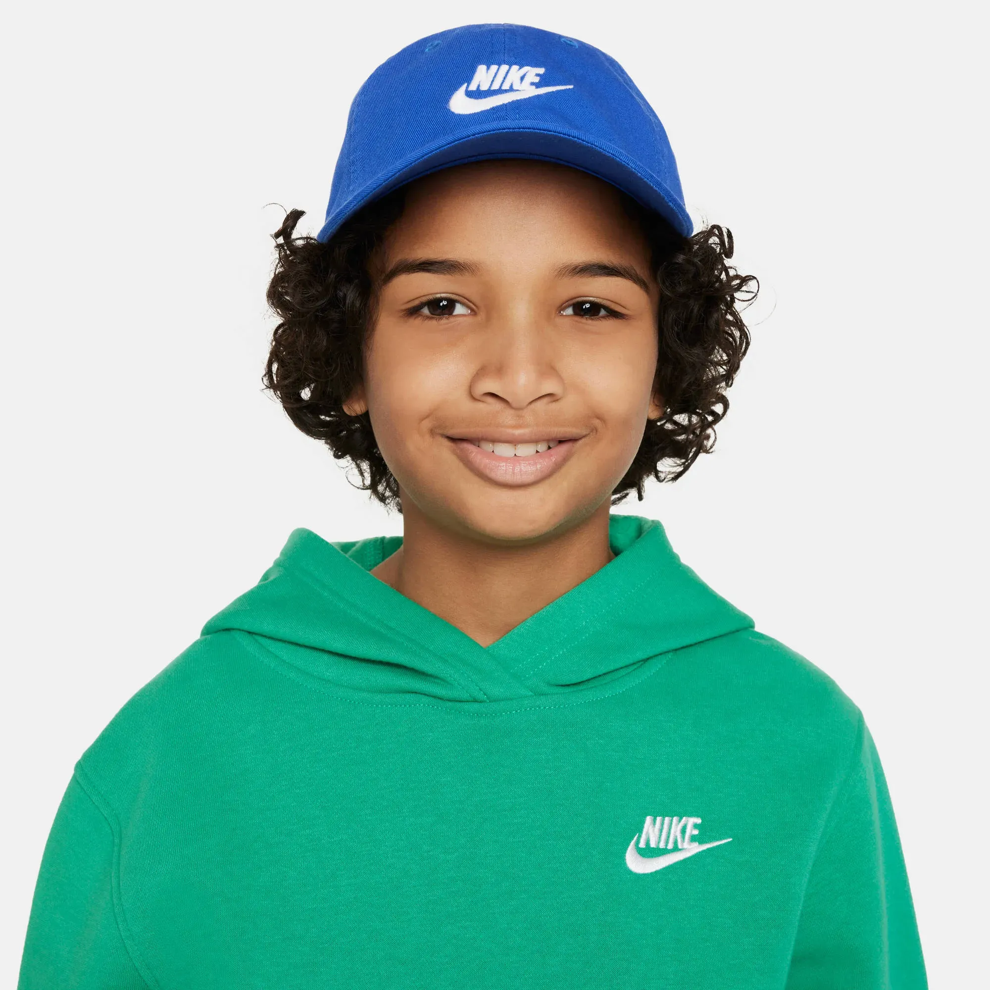 NIKE K NK CLUB CAP US CB FUT WSH GAME ROYAL/WHITE
