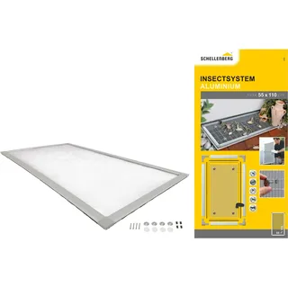 Schellenberg Lichtschachtabdeckung 55 x 110 cm Silber