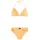 Triangel-Bikini Damen Orange XS/34