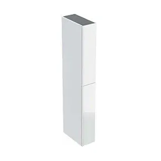 Geberit Acanto Hochschrank 500638012 22x173x47,6cm, Glas weiss - weiss hochglanz