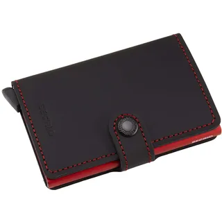 Unisex Kartenetui matte black & red