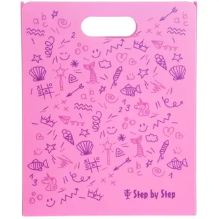 Step By Step Heftbox mit Tragegriff, Pink