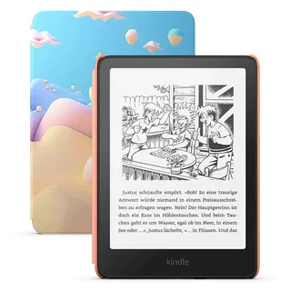 Der neue Amazon Kindle Paperwhite Kids (16 GB) – Größeres, blendfreies 7-Zoll-Display – Mit Kindle lesen Kinder durchschnittlich mehr als mehr als 45 Minuten – Tiefsee-Design