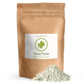 Bio Erbsen Protein Pulver | 100 g | Gemüsepulver | 100% vegan, glutenfrei